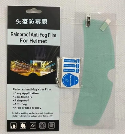 RAINPROOF ANTI FOG FILM FOR HELMET