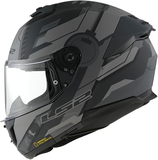 LS2 FF320 STREAM II SHADOW HELMET (Matt Titanium Grey)