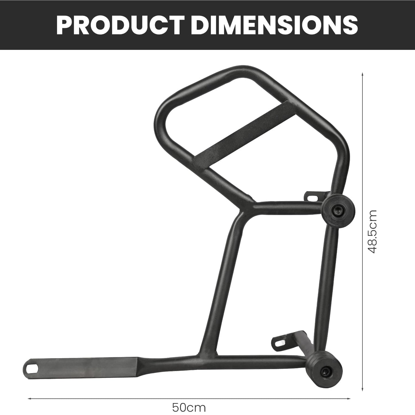 Crash Guard with 4 Slider Black (Hero Xtreme 160R 4V)