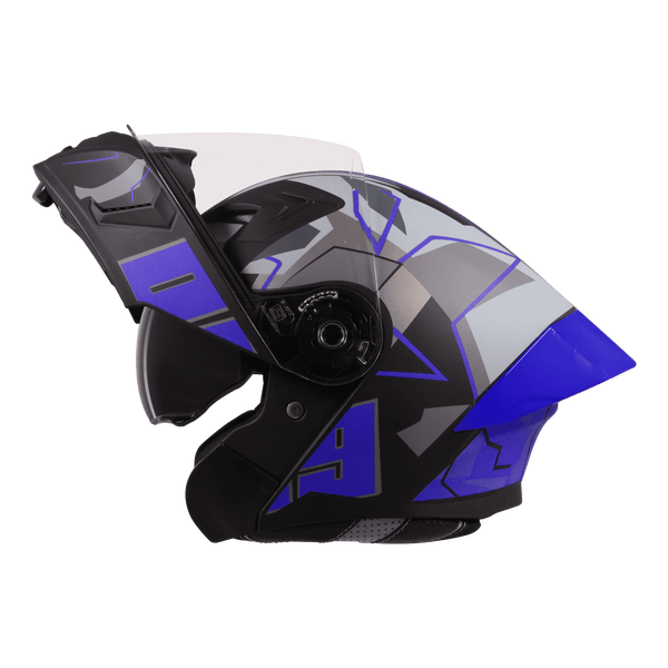 BLACK WITH BLUE