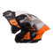 BLACK WITH ORANGE