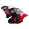 BLACK WITH RED