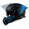 BLACK WITH LIGHT BLUE