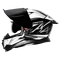 BLACK WITH WHITE