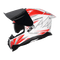GLOSSY WHITE WITH RED