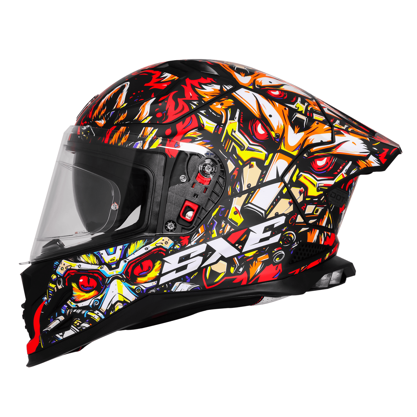 SBH-61 ISS SXE SP1 WITH AFS EDITION GLOSSY BLACK WITH RED
