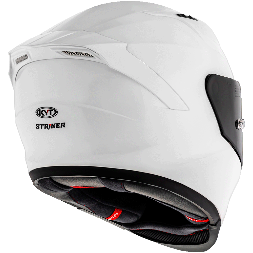 KYT Striker Plain White