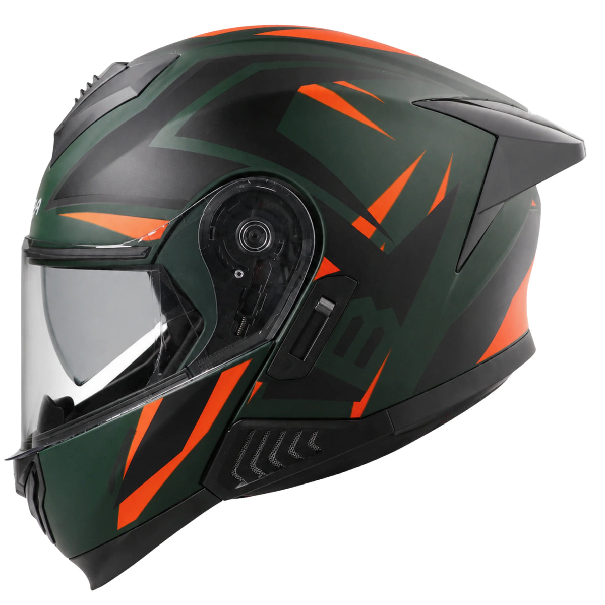 Vega Boolean Optimus Flip-up Helmet with spoiler