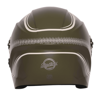 SBH-80 FR2 GLOSSY BATTLE WITH GREEN WHITE STRIPE