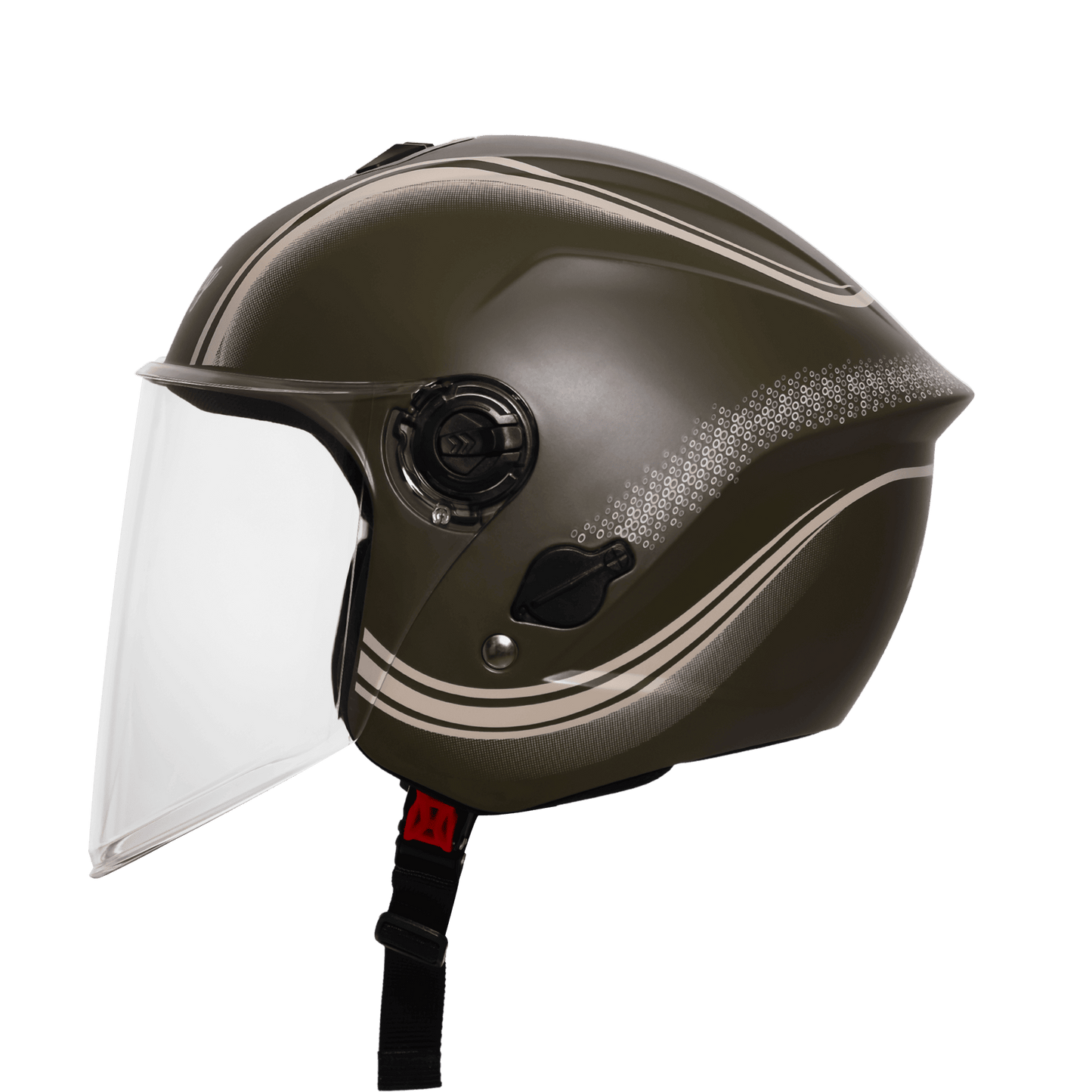 SBH-80 FR2 GLOSSY BATTLE WITH GREEN WHITE STRIPE