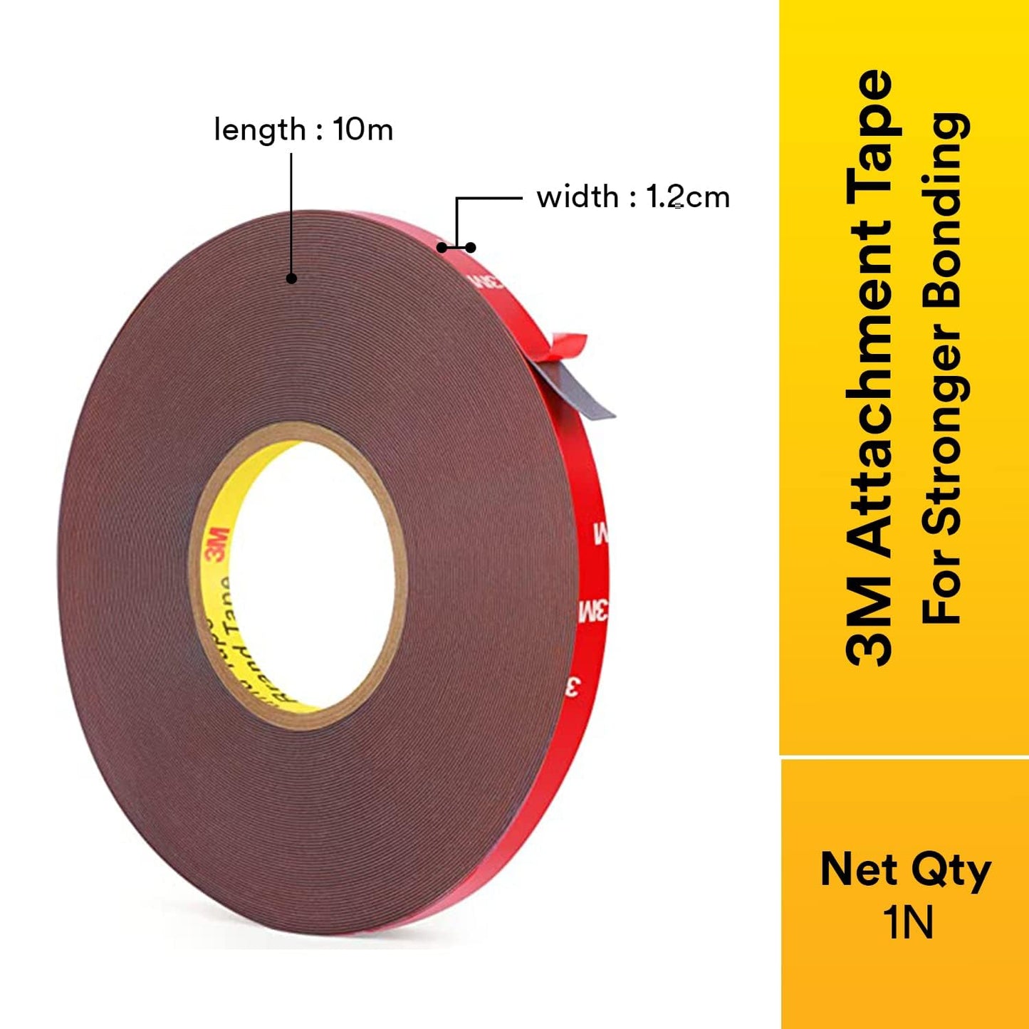 3M Double-Sided Attachment Tape 12MM X 10M