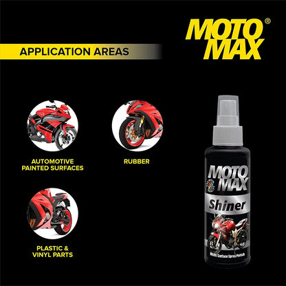 Pidilite Motomax Shiner Multi surface Spray Polish 100 ml