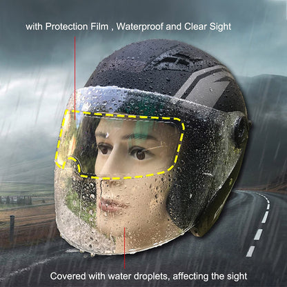 WATER REPELLENT FILM FOR HELMET