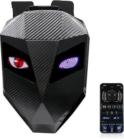 Carbon Fiber Motorcycle LED Knight Backpack