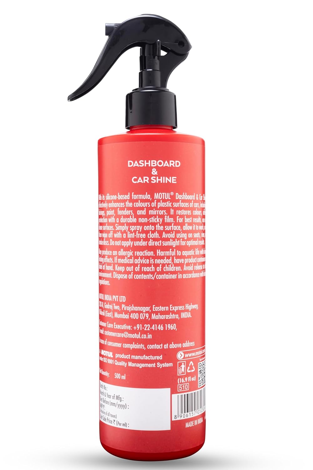 DASH BOARD &  CAR SHINE 500ML