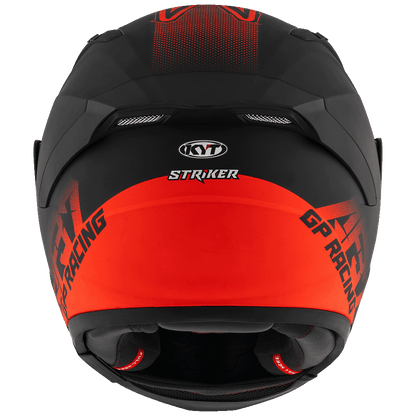 KYT Striker AF37 Livery Matt Black Red