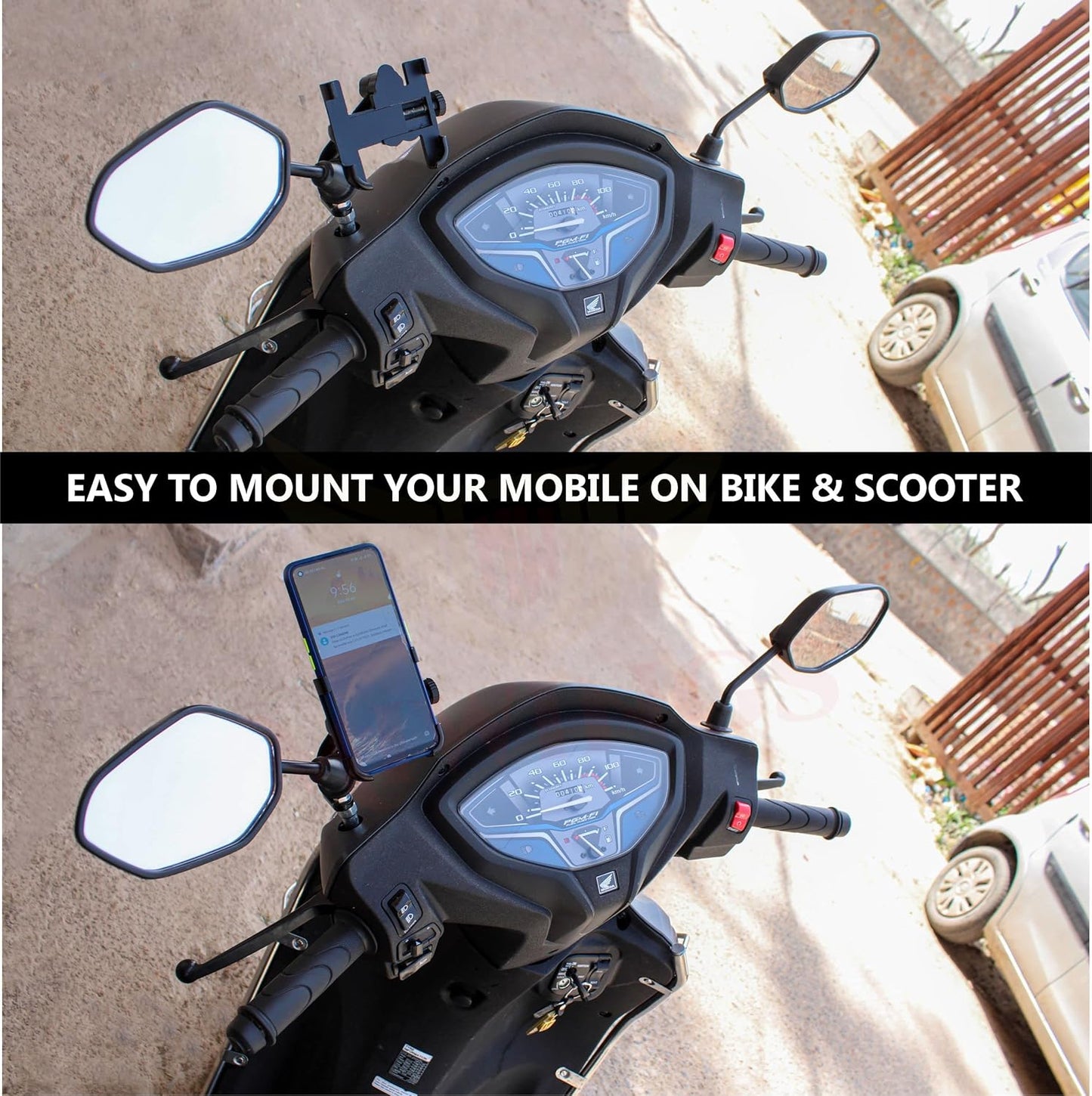 CNC CHARGING BIKE PHONE HOLDER 360 ROTATION