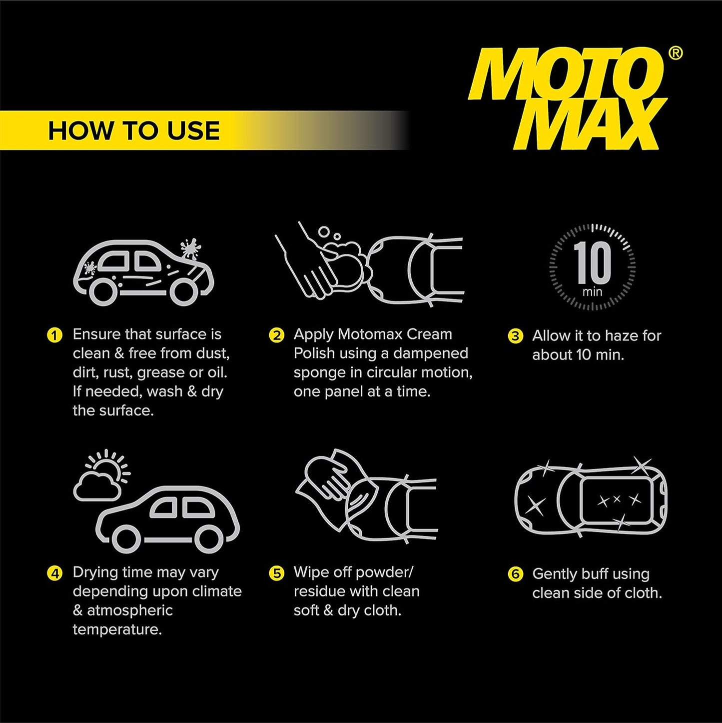 Motomax Cream Polish (60gm)