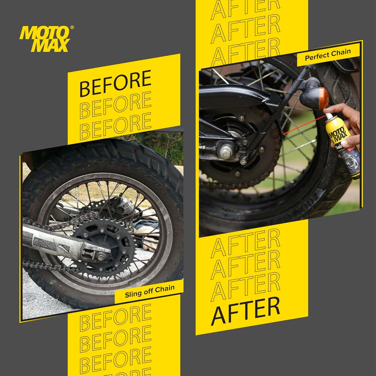 Motomax Chain Lube Aerosol Spray 100 ml