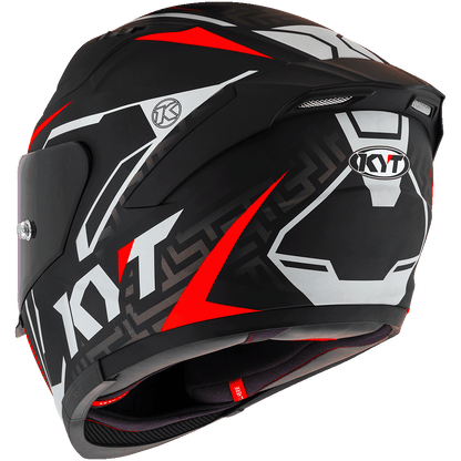 KYT Striker #02 Matt Black Red