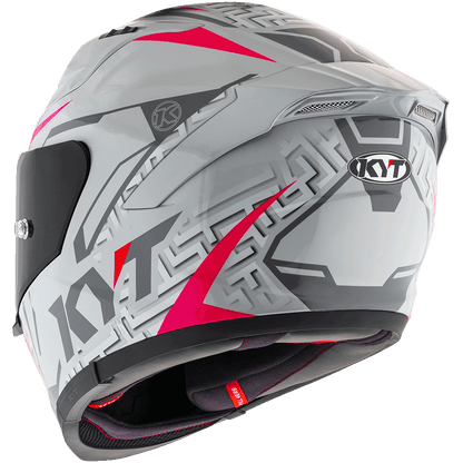 KYT Striker #02 Asphalt Grey Fuxia