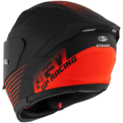 KYT Striker AF37 Livery Matt Black Red