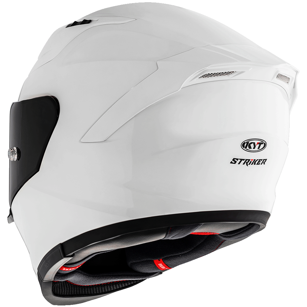 KYT Striker Plain White