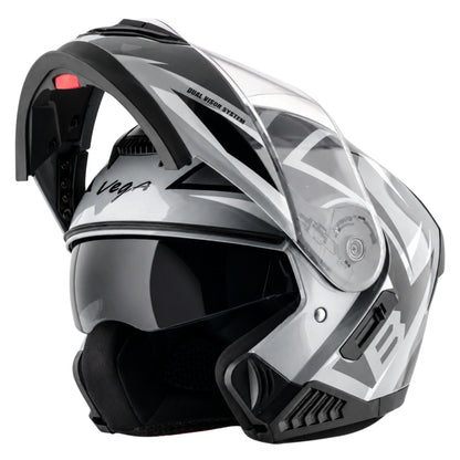 Vega Boolean Optimus Flip-up Helmet with spoiler