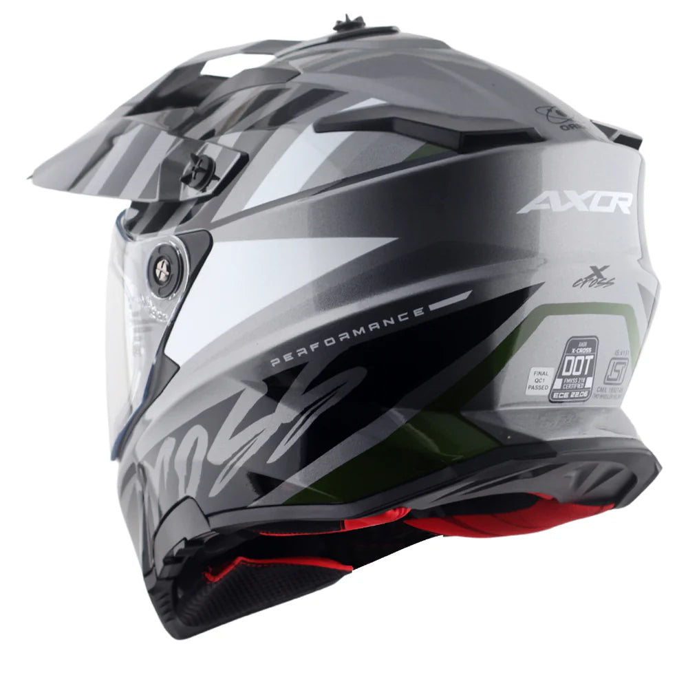 X-Cross Dual Visor Orbit Helmet