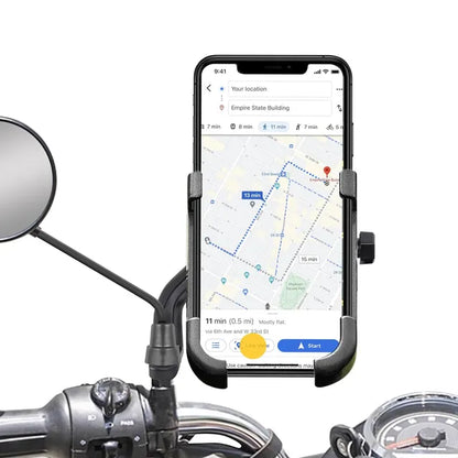 CNC BIKE PHONE HOLDER MIRROR MOUNT