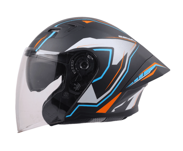 BLACK WITH JAZZ BLUE ORANGE