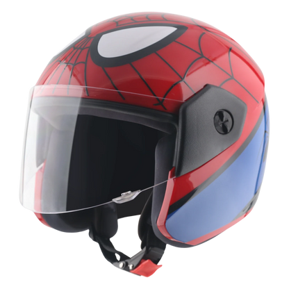 Junior Buds OF Spider Man Helmet (Kid's Helmet)