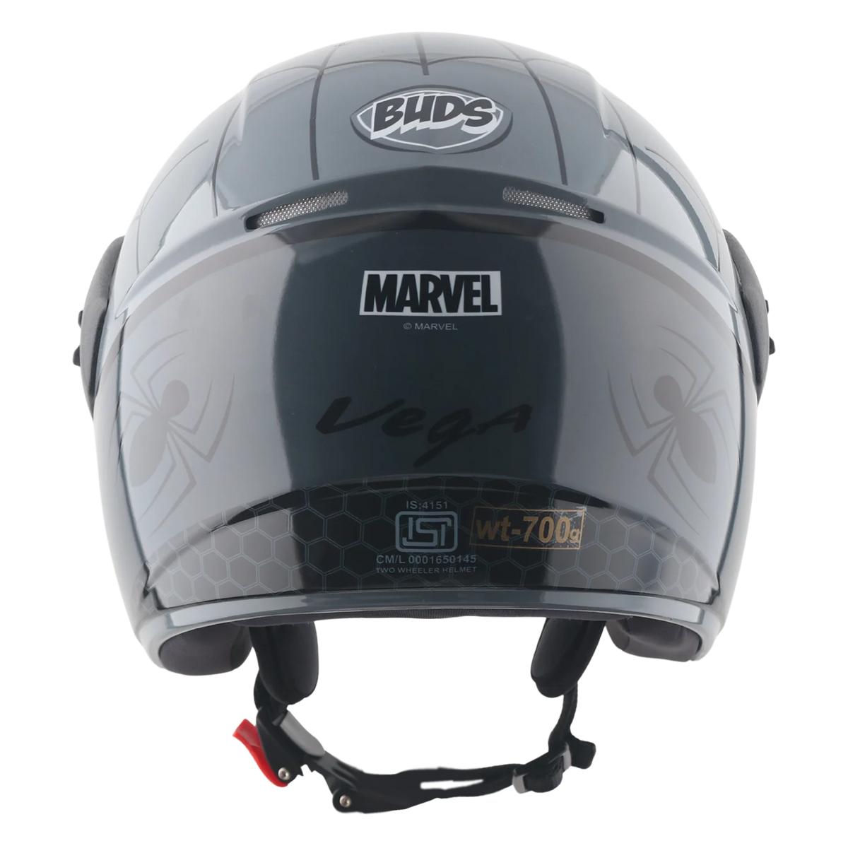 Junior Buds OF Spider Man Helmet (Kid's Helmet)