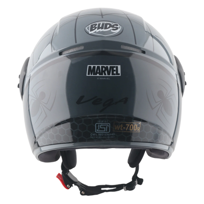 Junior Buds OF Spider Man Helmet (Kid's Helmet)