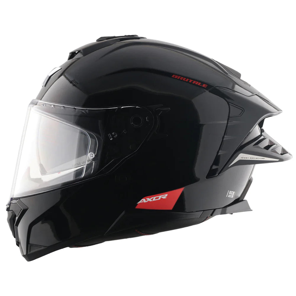 Brutale Solid Colors Dual Spoiler Helmet + Complimentary Balaclava worth 599