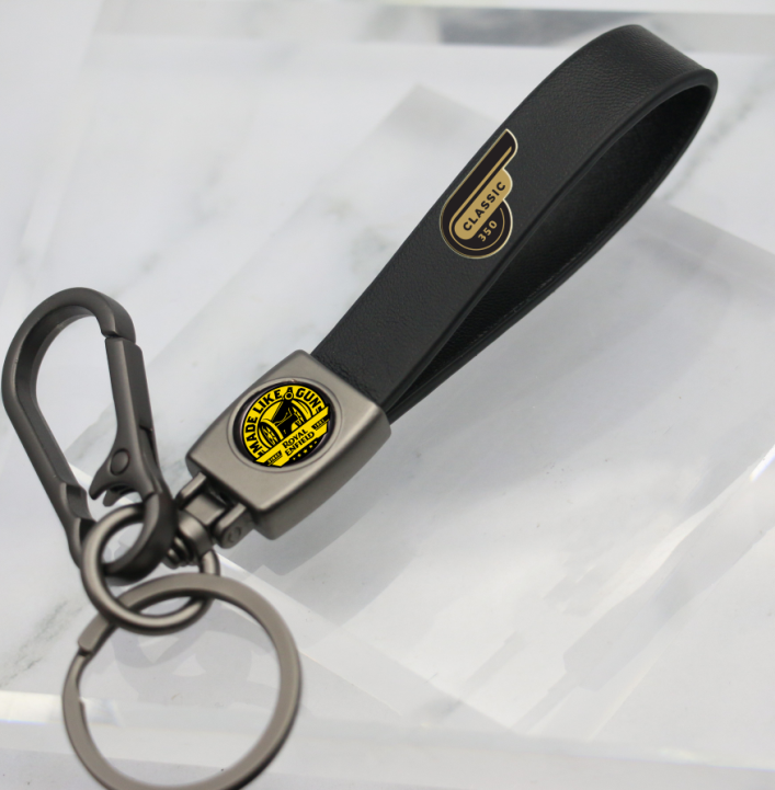 ROYAL ENFIELD CLASSIC 350 LEATHER KEY CHAIN