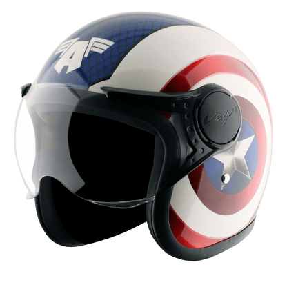 Jet Marvel Captain America Edition Helmet
