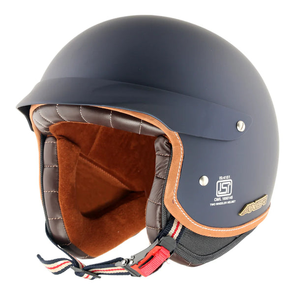 Retro Jet West Helmet with Peak