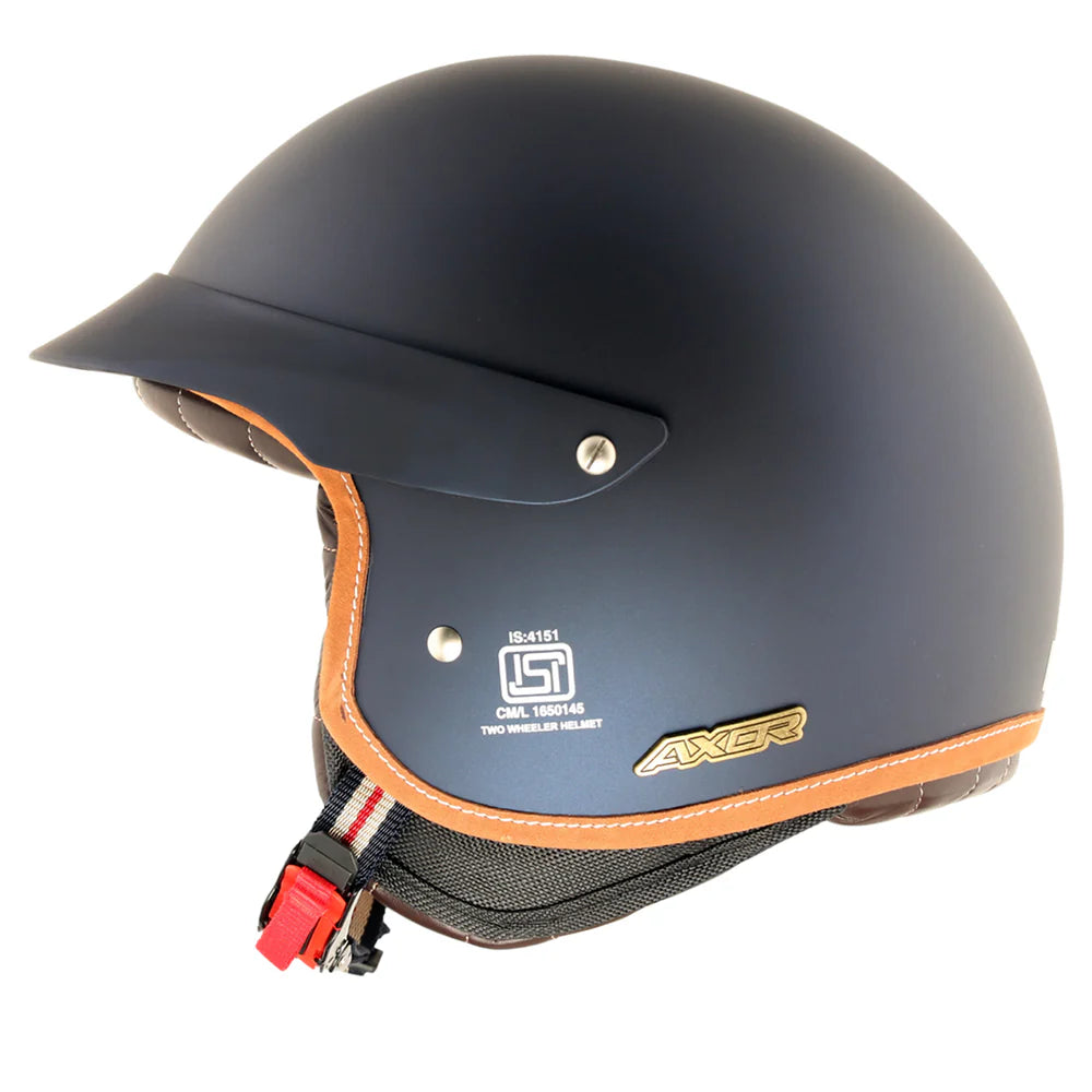 Retro Jet West Helmet with Peak