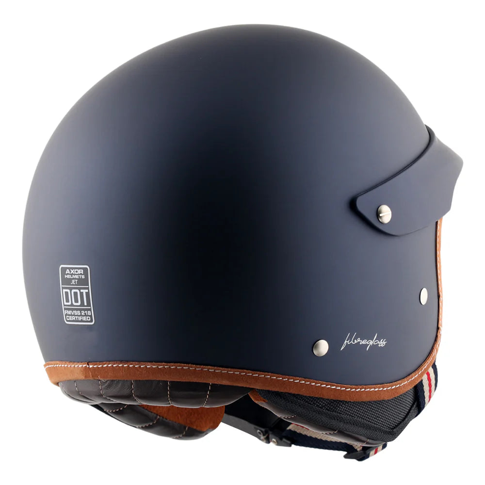 Retro Jet West Helmet with Peak