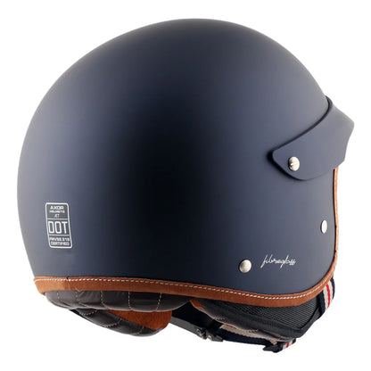 Retro Jet West Helmet with Peak
