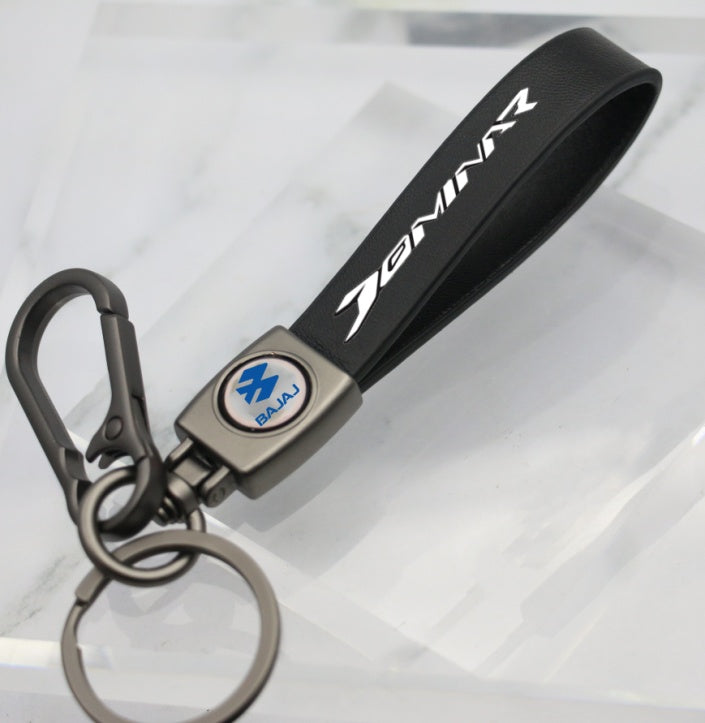 BAJAJ DOMINAR LEATHER KEY CHAIN