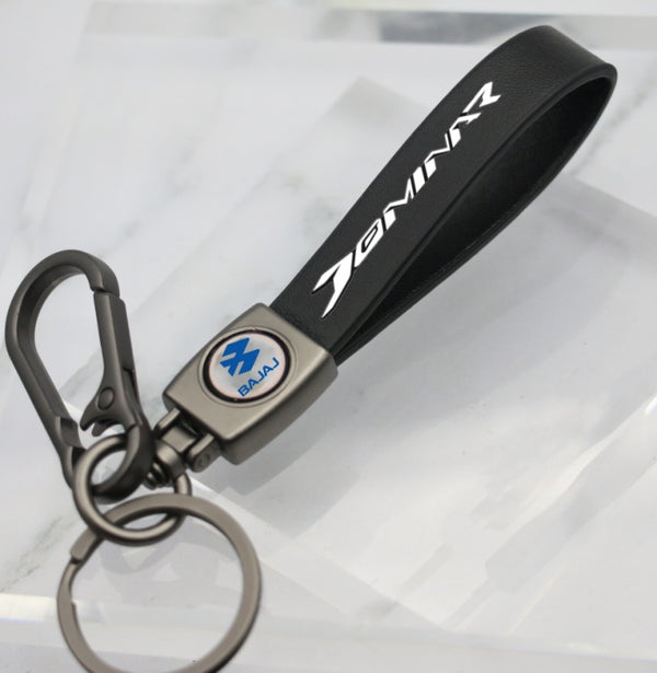 BAJAJ DOMINAR LEATHER KEY CHAIN