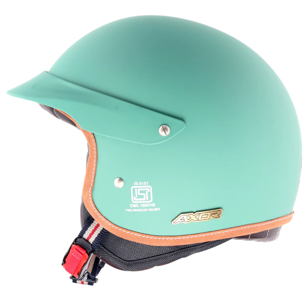 Retro Jet West Helmet with Peak
