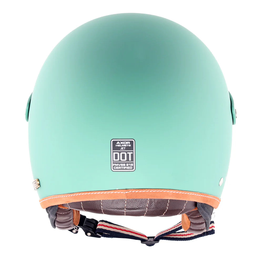 Retro Jet West Helmet with Peak