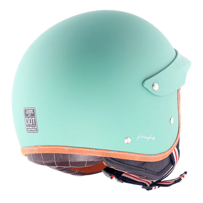 Retro Jet West Helmet with Peak
