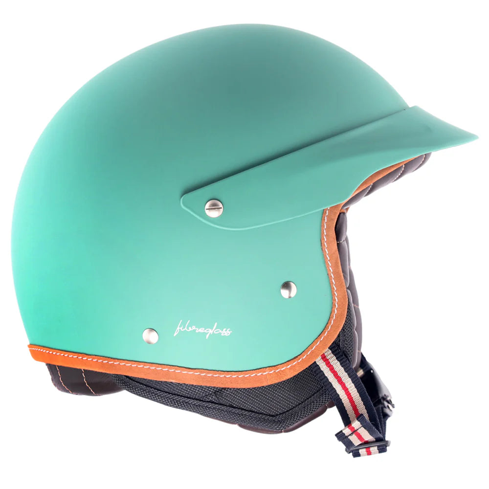 Retro Jet West Helmet with Peak