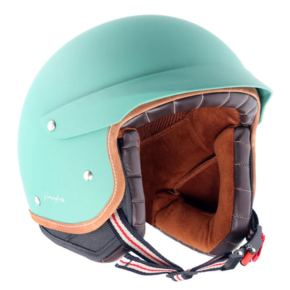 Retro Jet West Helmet with Peak