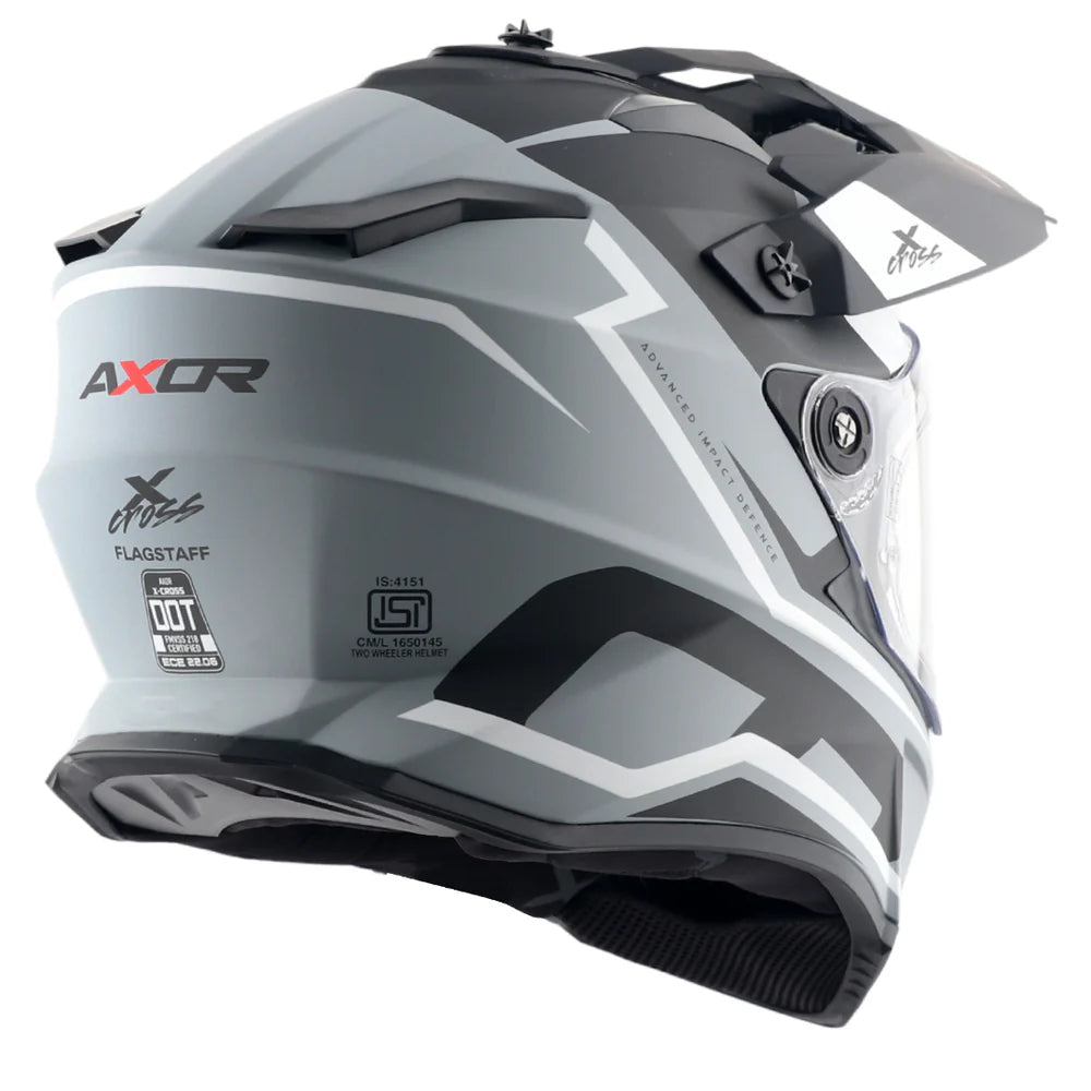 X-Cross Dual Visor Flagstaff Helmet