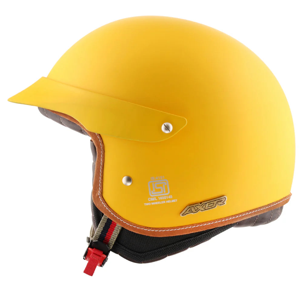 Retro Jet West Helmet with Peak